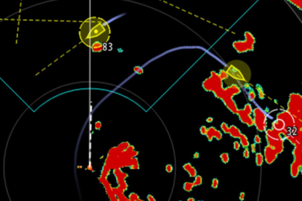 Lowrance fishfinder radar