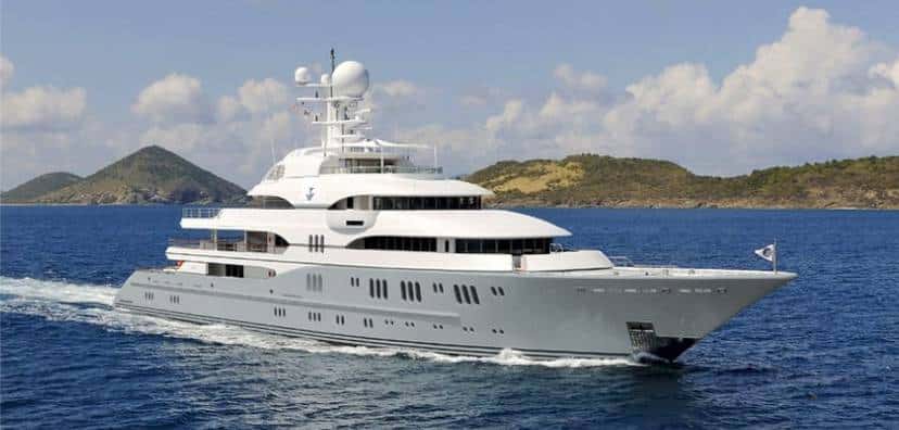 Lurssen superyacht TV