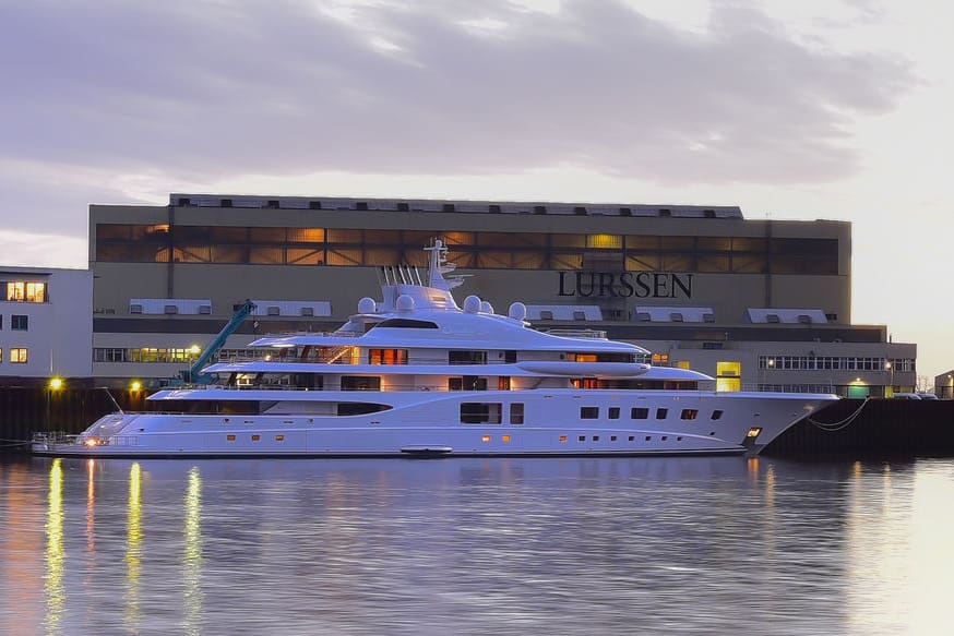 Lurssen, Germany, Shipyard