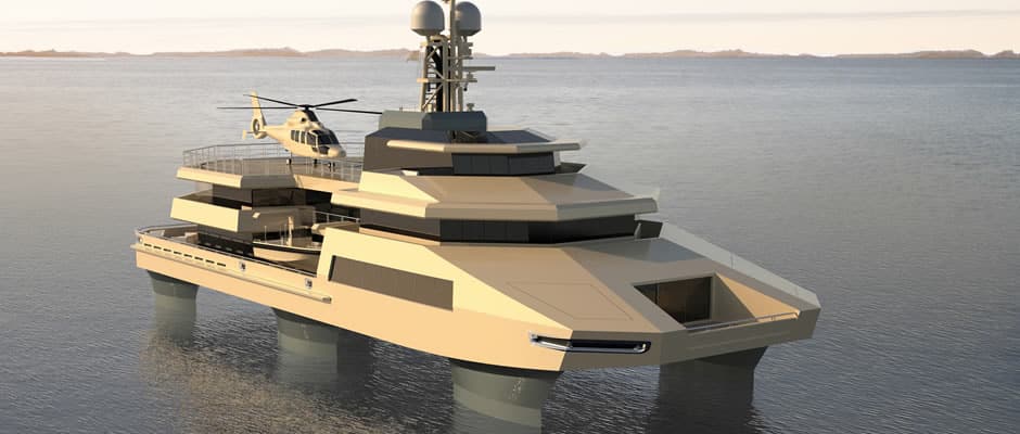 most modern yachts