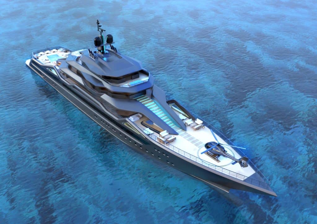 Mauna Kea, Superyacht