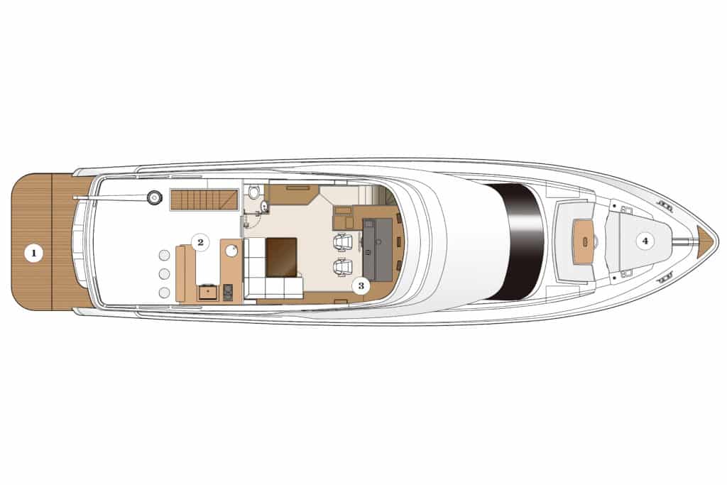 Horizon Yachts, Horizon E75 Motoryacht