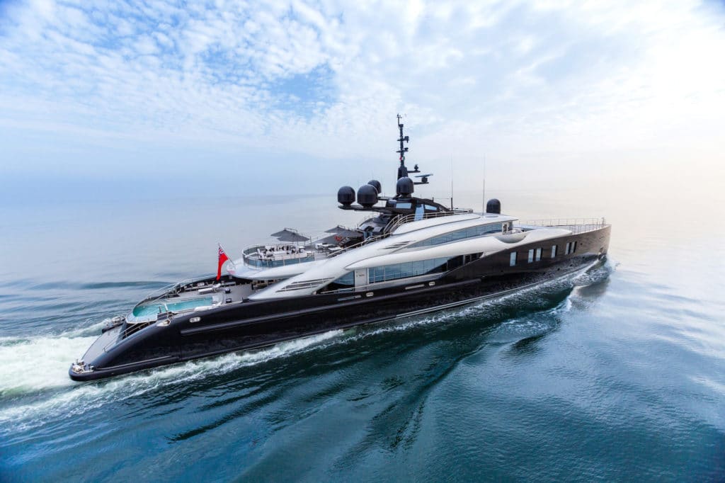 216-foot ISA Okto yacht