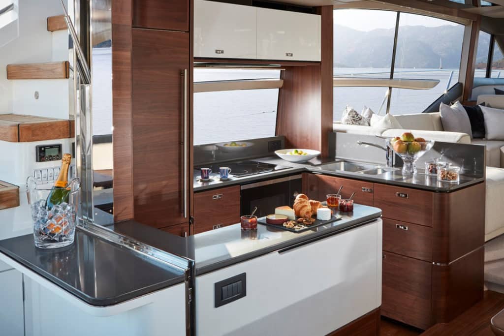 Princess 62, Princess Yachts, Galley