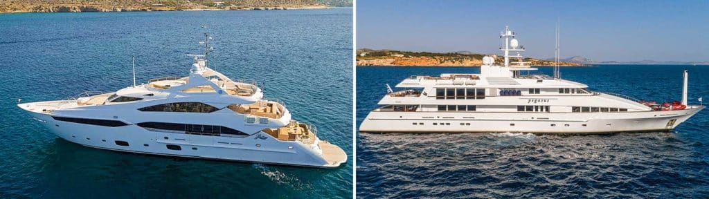 pathos and pegasus yachts