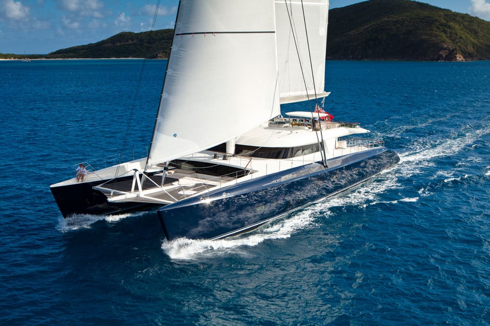 what is the largest sailing catamaran