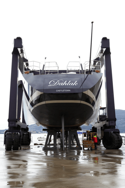 Perini Navi Launches sailing yacht Dahlak