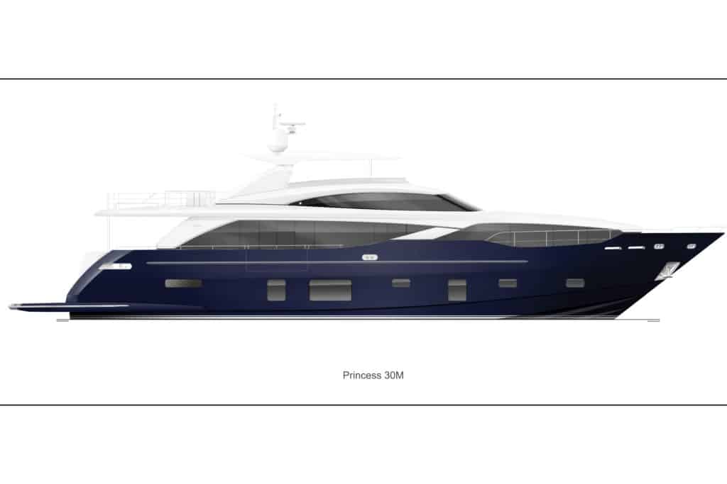 Princess Yachts, Princess Yachts 30M, Megayachts