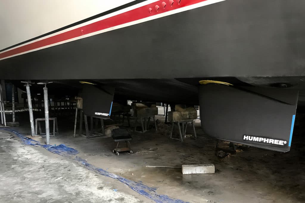 130-foot Mangusta quad fin stabilizers