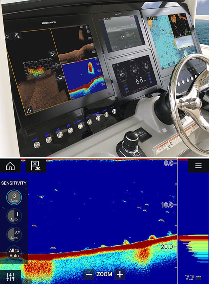 raymarine chirp sonar