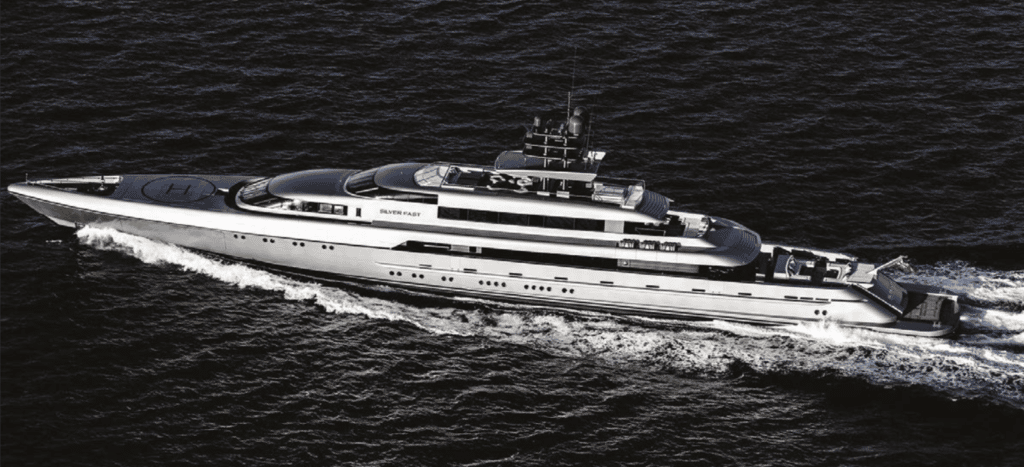 252-foot yacht Silver Fast