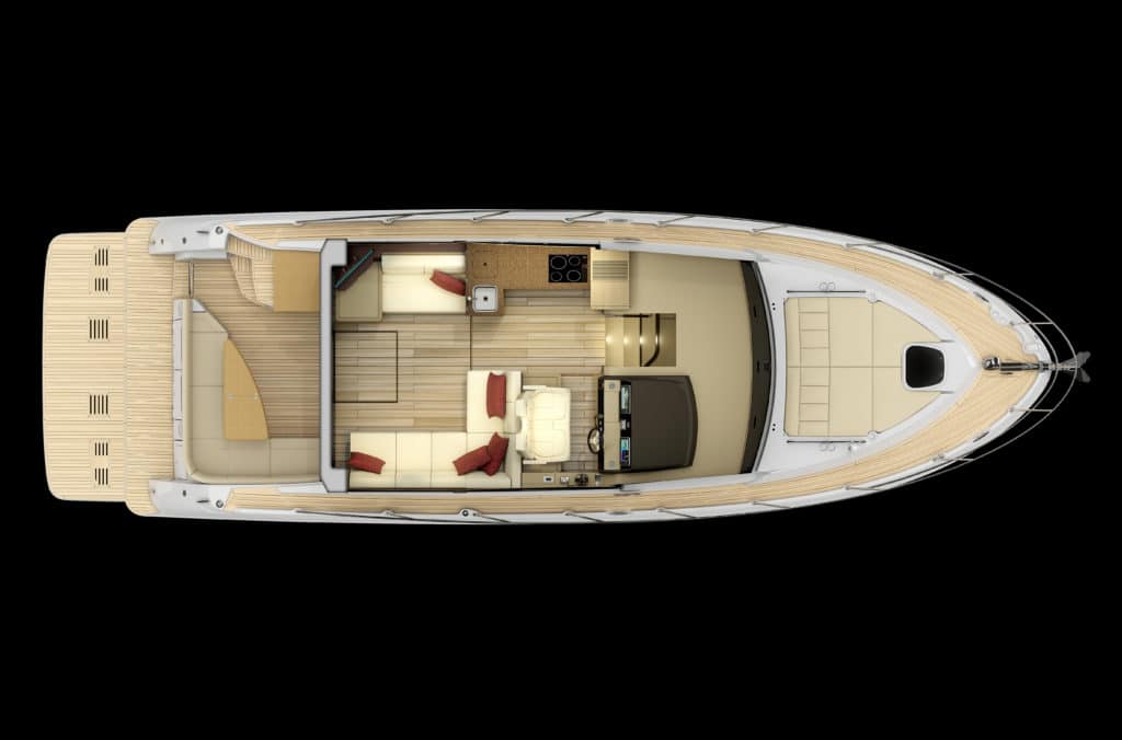 Sea Ray 400 Sundancer deck plans