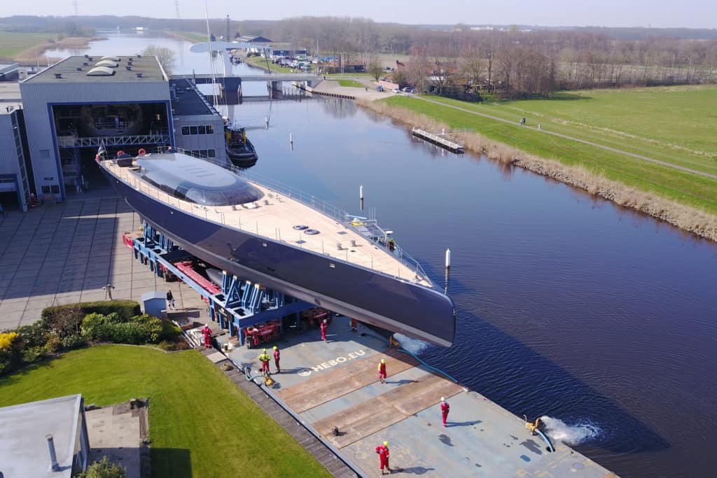 Royal Huisman, The Beast, Ngoni Yacht, Launch, Superyacht