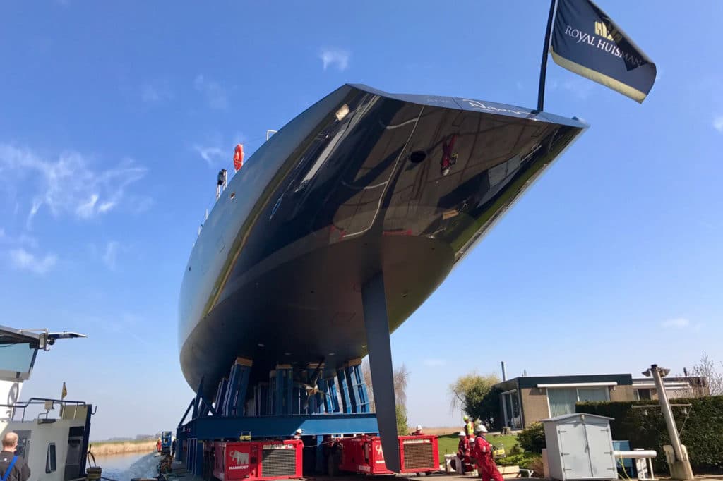 Royal Huisman, The Beast, Ngoni Yacht, Launch, Superyacht