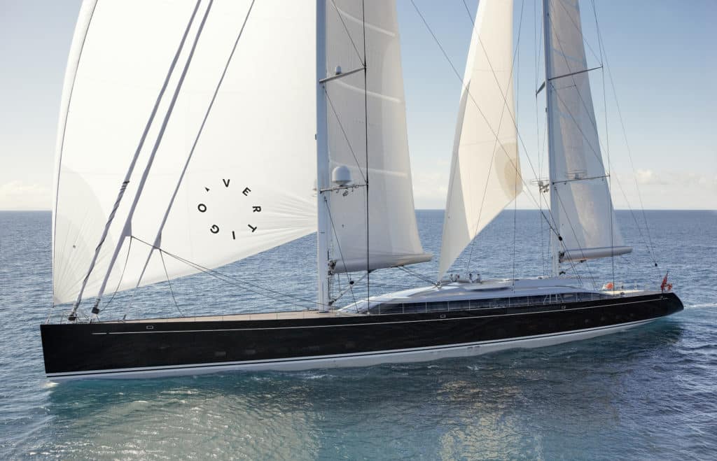 Alloy sailing yacht Vertigo