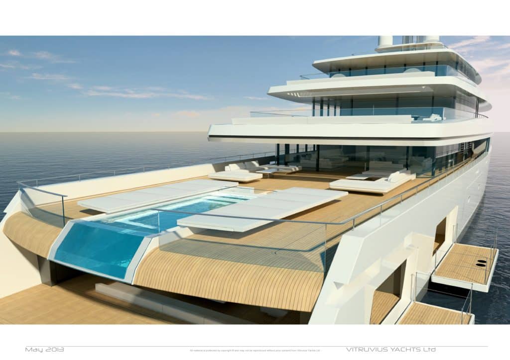 The Acquaintance yacht concept by Oceanco and Vitruvius Yachts.