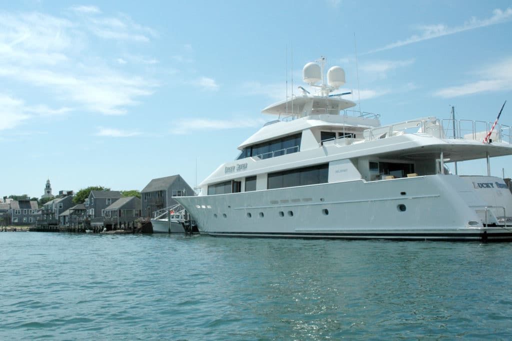 mega yacht nantucket