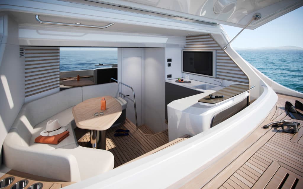 Princess Yachts Y95 Beach Club