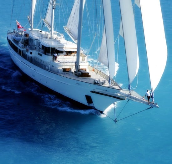 mega sailing yacht athena