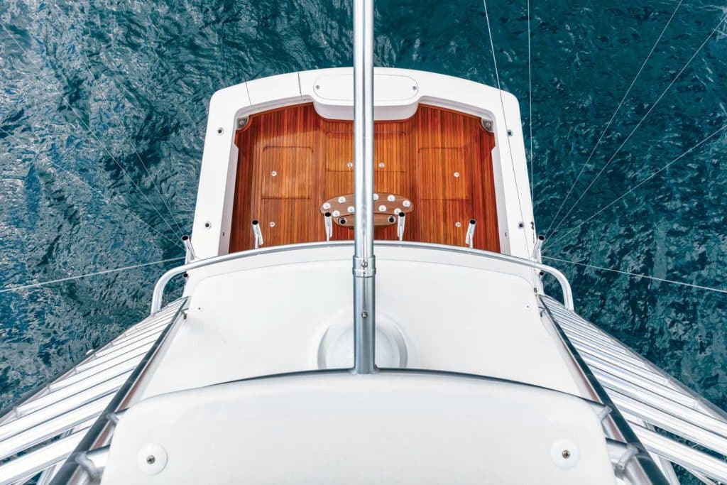 Viking 58C aft deck