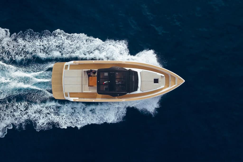 Pardo 50 Yacht from above