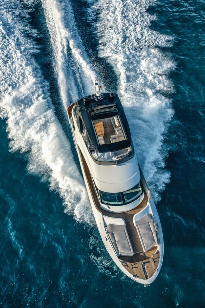 Monte Carlo Yachts 66 from above