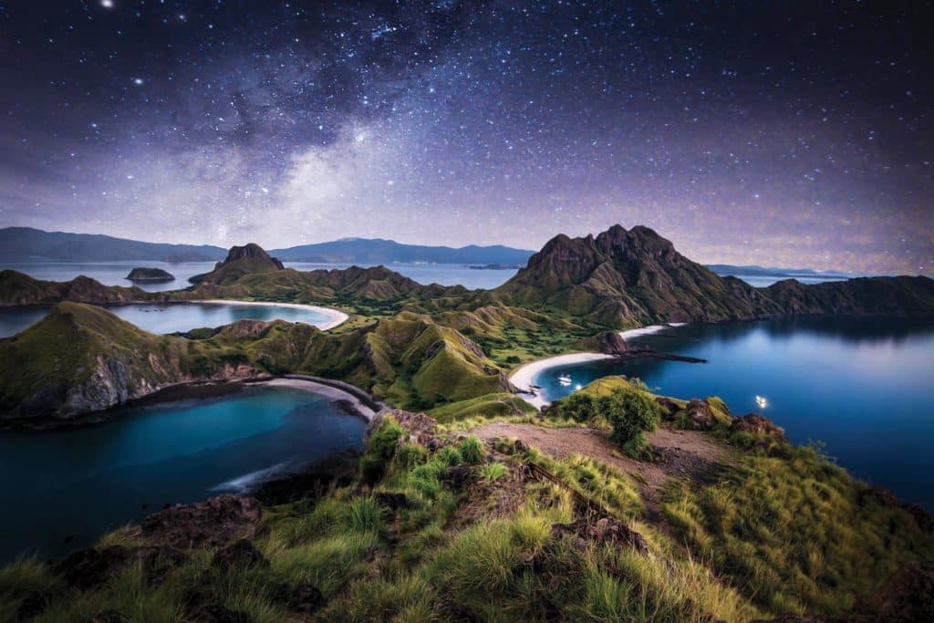 Raja Ampat, Indonesia night sky