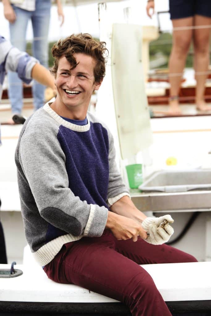 Party Crew Neck Sweater and Slim Breaker Pant