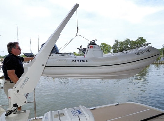 yacht tender launch system