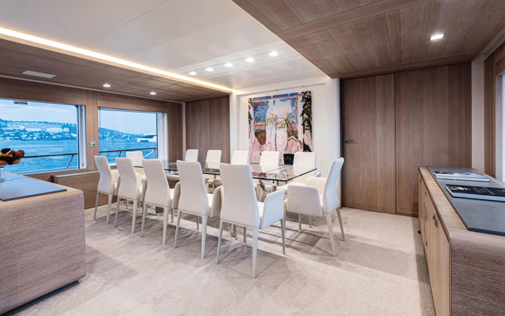 Yacht interior