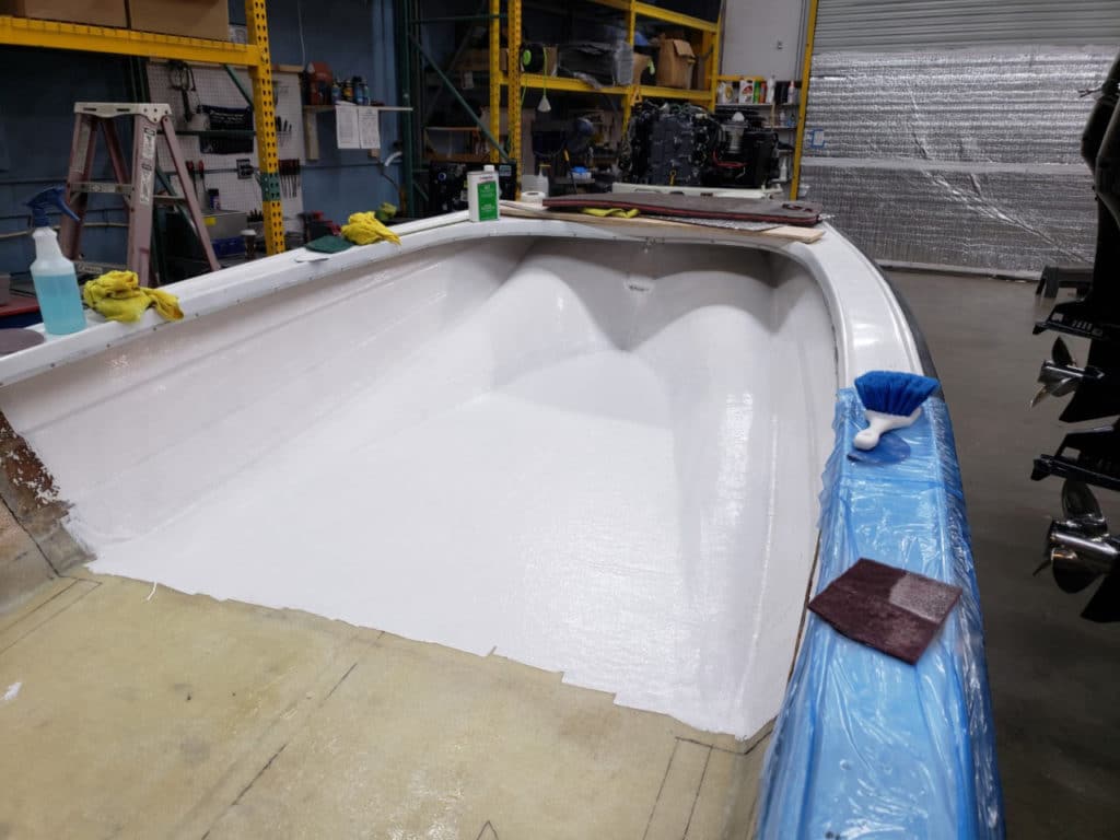 Fiberglass boat