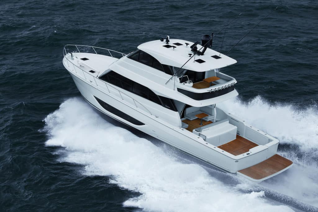Maritimo M60 on the water