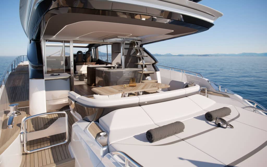 Princess Yachts S72 Cockpit