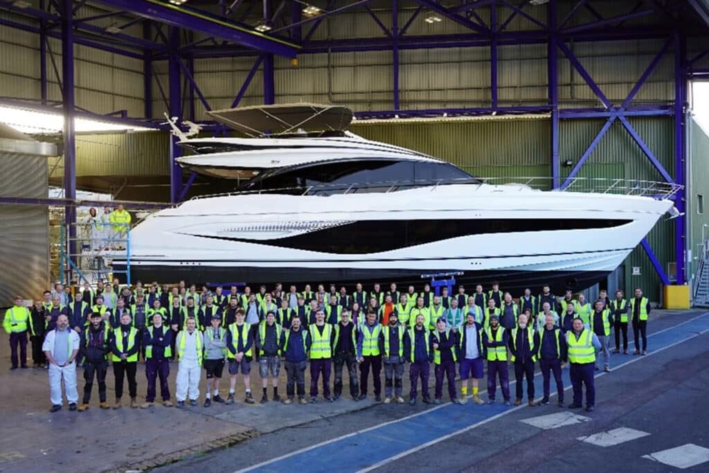 Princess Yachts S72 Team