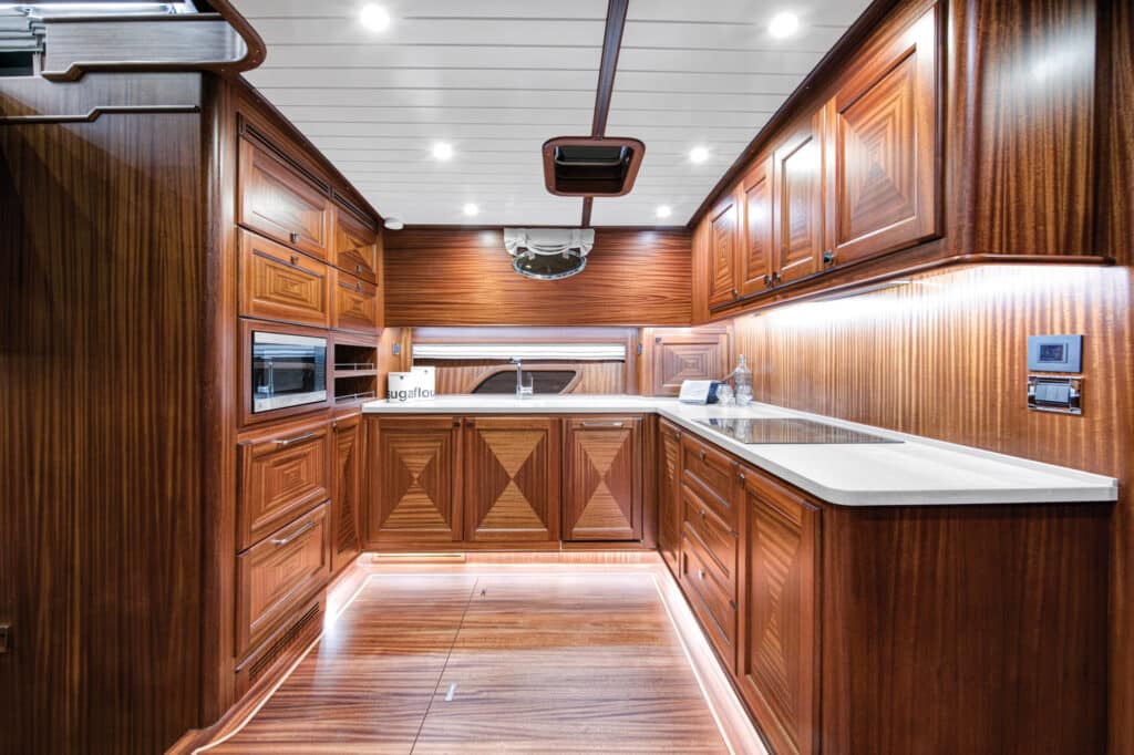 Vicem 65 Classic Flybridge galley