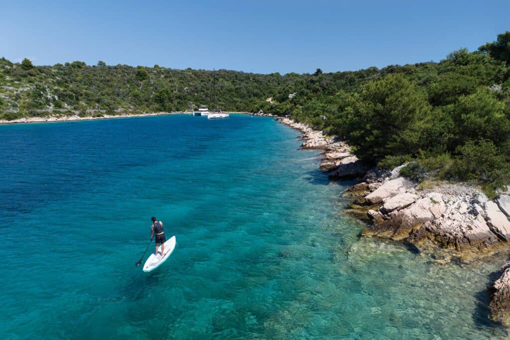 SipaBoards paddleboard on the water