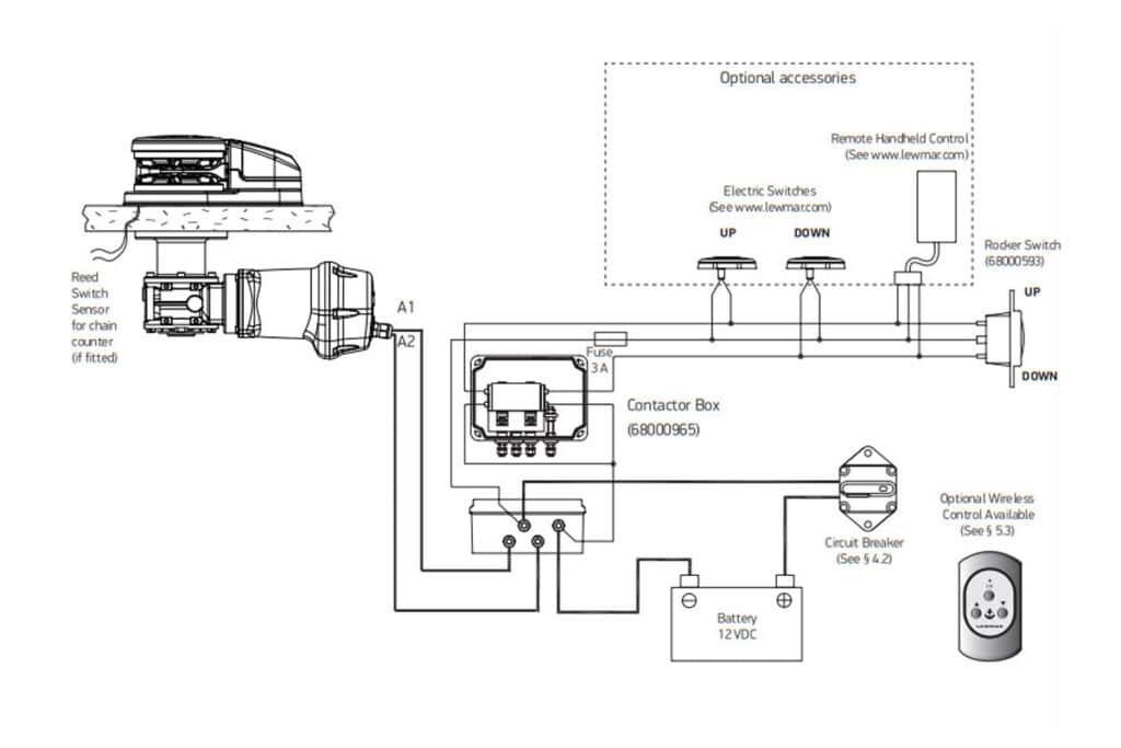 Lewmar VX1 diagram