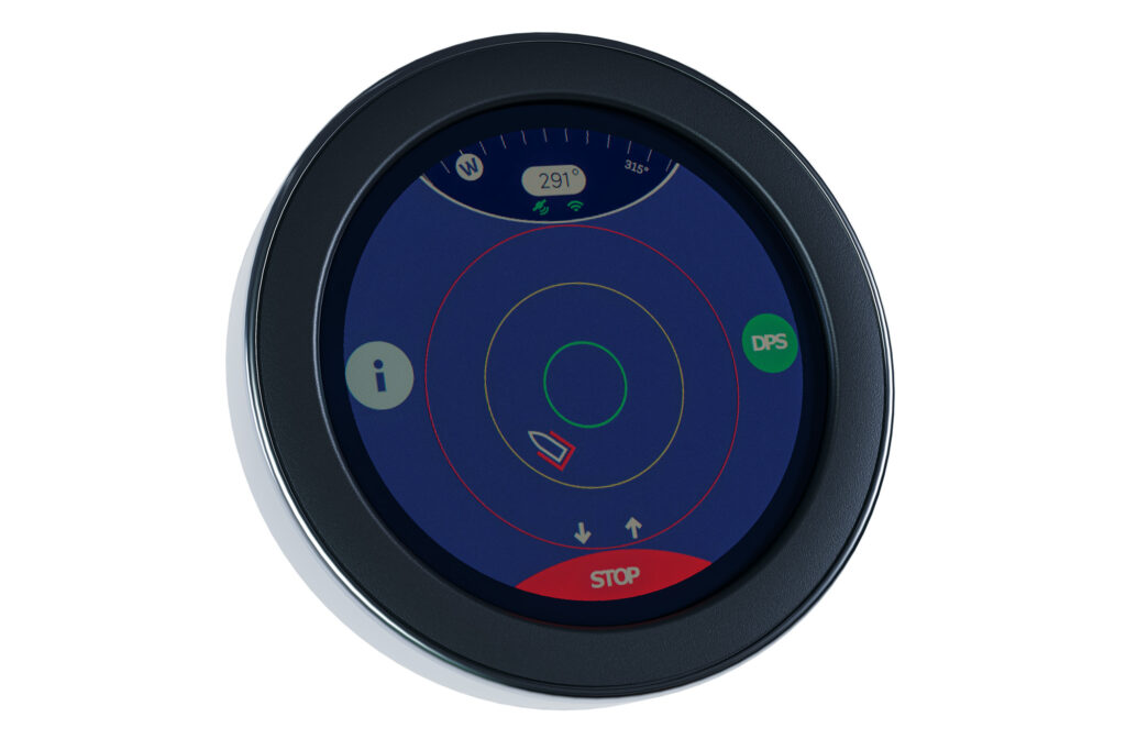 Dockmate Positioning System display