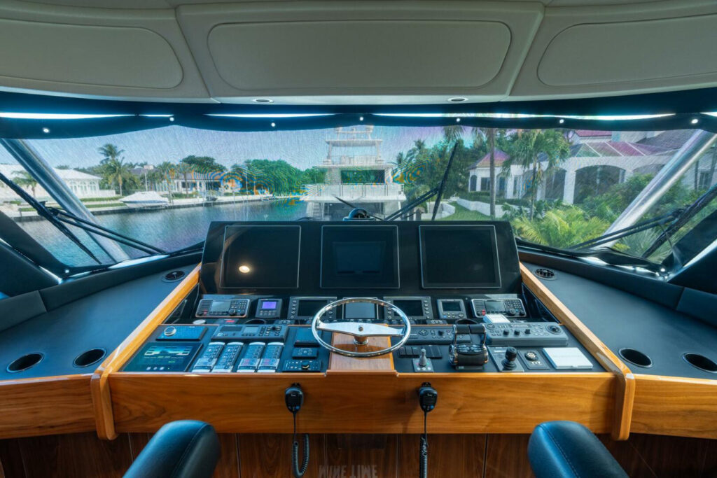 Viking 68 Enclosed Bridge