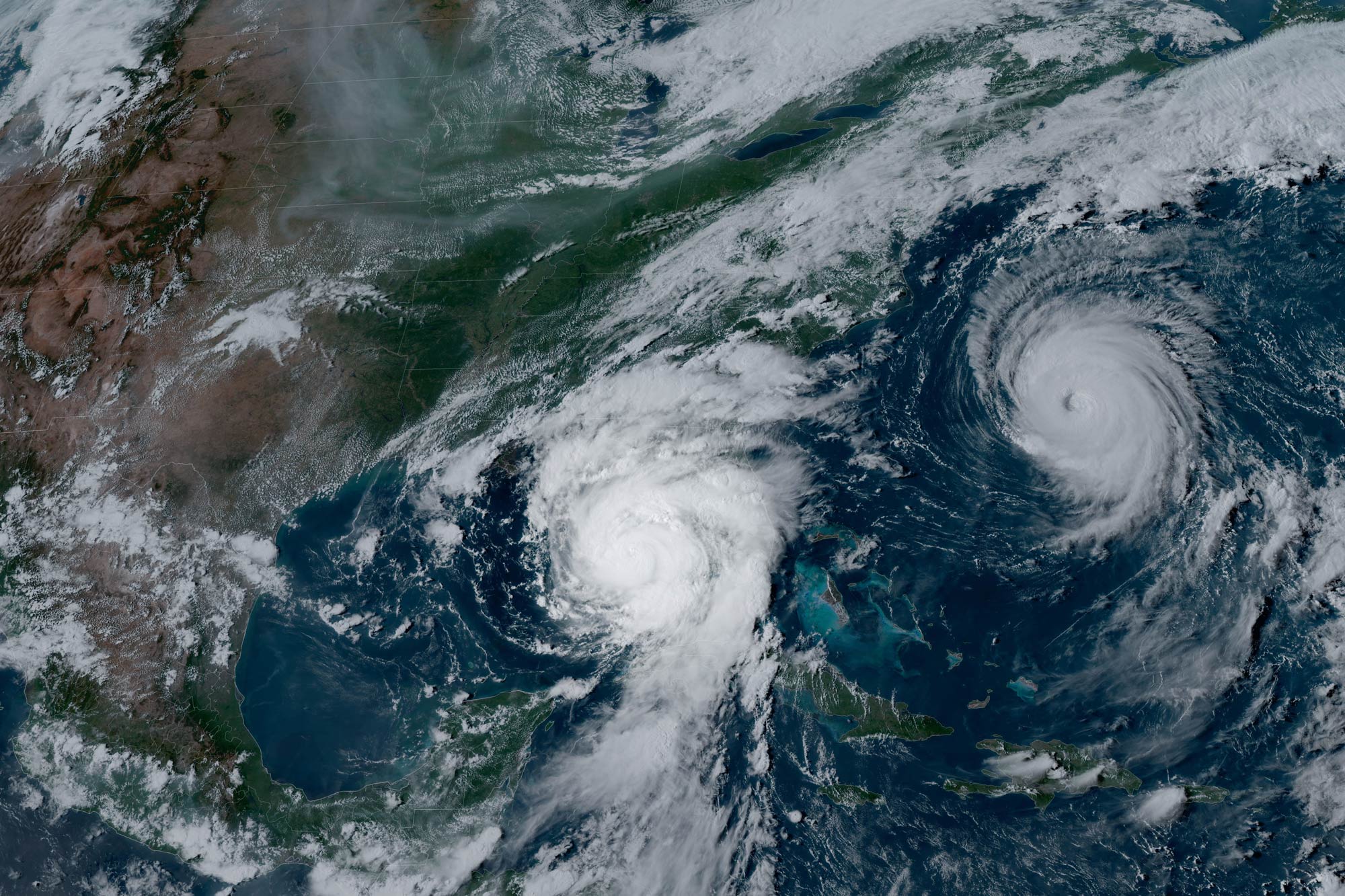 NOAA's GOES-16 satellite view of Hurricane Idalia