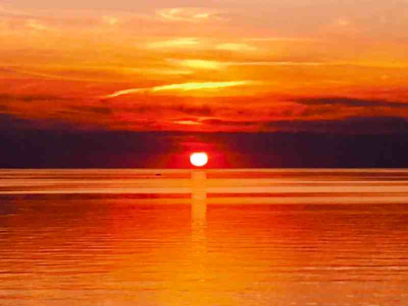 Sunset, Yachting