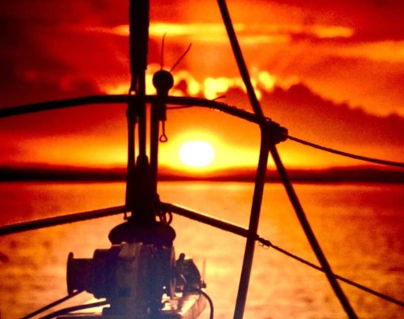 Sunset, Yachting