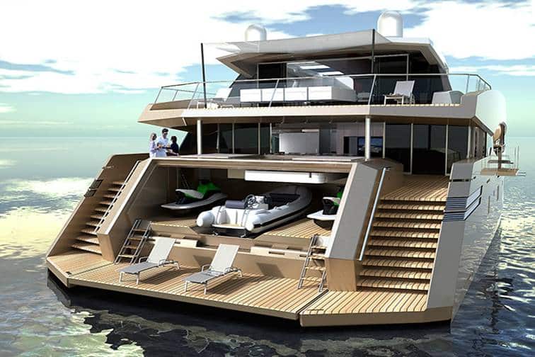90 Sunreef Power After receiving extensive feedback from current Sunreef owners, the builder expanded its 85-foot powercat design into the 90 Sunreef Power.