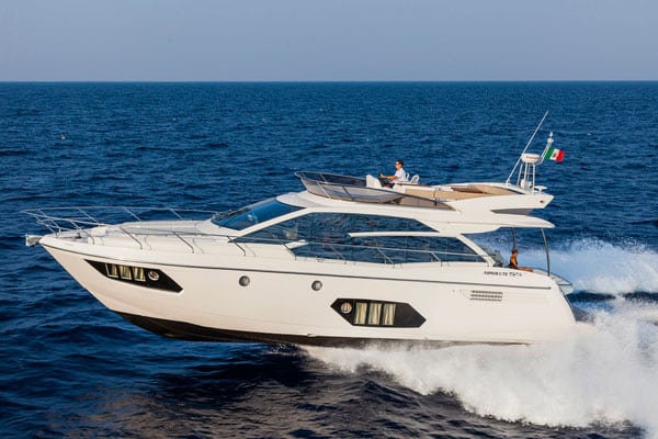 absolute55-fly-esterni128.jpg During the second full week of February (14th -18th), yachting enthusiasts from around this big blue marble will descend en masse to Collins Avenue in Miami for the 25th Annual Miami Yacht & Brokerage Show. If you’re looking for a vessel for the upcoming season, this is a good place to start your search. The event coincides with the Miami International Boat Show and there is a cornucopia of new launches on their way to South Florida. So come drifting and dreaming with us through this boat show preview. Absolute Yachts
Pictured: Absolute 55 Fly
Location: Ramp 15
Boats on display: Three yachts from 40 to 66 feet Read about the Absolute 72 Fly here.