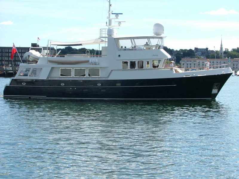 84-foot Doggersbank yacht Aisling The 84-foot Doggersbank Aisling is for sale in Fort Lauderdale through Northrop and Johnson.