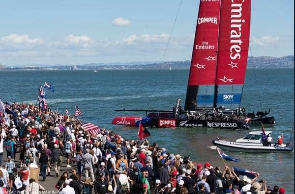 America’s Cup 34 Attendees at the 34th America's Cup used refillable water bottles instead of plastic ones, helping the event to earn the highest level of Clean Regattas certification.