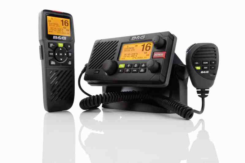 B and G V50 VHF The B&G; V50 VHF is Class D compliant for global use, and its AIS receiver allows for use with a single antenna.