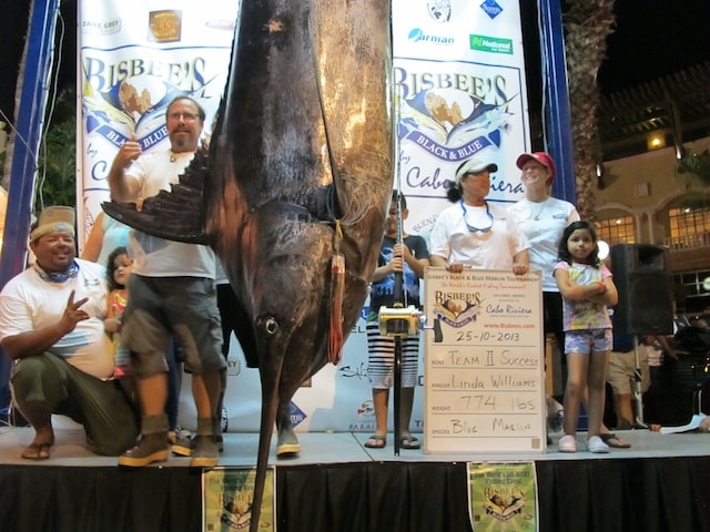 Bisbees 2013 tournament winner How's that for a big fish?
