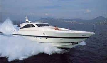 Bernie Madoff's motoryacht Bull is an 88-foot Leopard currently accepting bids for sale through Wyles, Hardy and Co.