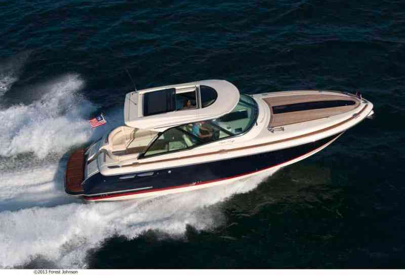 Yes, you can fall in love with boats, and Chris-Craft’s Corsair 36 Hard Top is sure to steal more than a few hearts. I tested hull No. 1, and I did my level best to keep my feelings in check, but even on the first-edition model, it was hard to find any flaws in her.